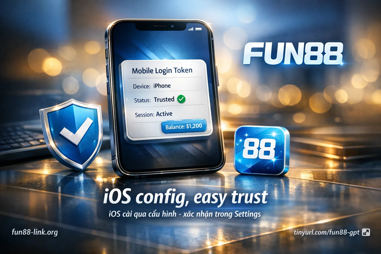 cài đặt ứng dụng Fun88 iOS iPhone iPad - xác nhận cấu hình hệ thống